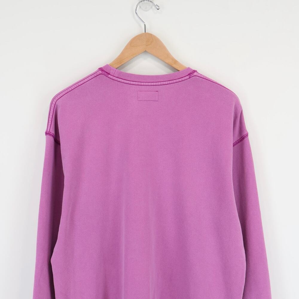 NWOT American Giant Women's Relaxed French Terry Crew Cattleya Orchid Medium - Picture 7 of 9